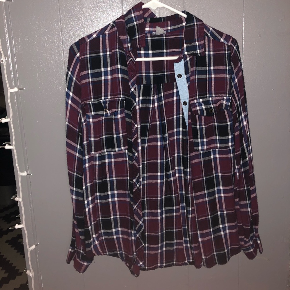 Maroon flannel!